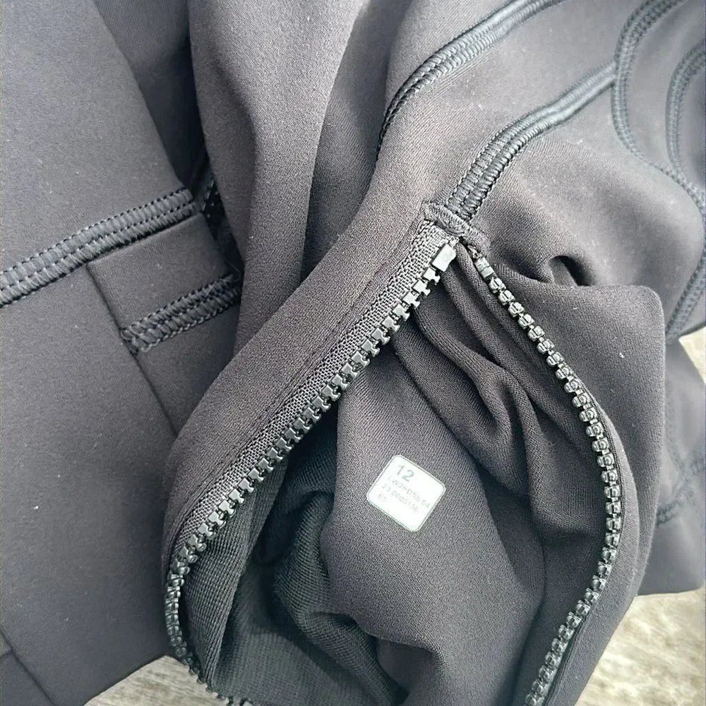 Lululemon  jacket Define Cropped Jacket Nulu Black size 12 NWT - Picture 7 of 8